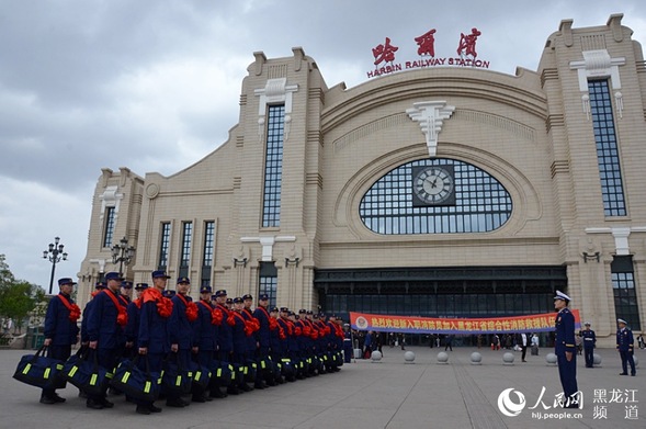 黑龙江省420名新招录消防员进驻培训基地开始入职培训