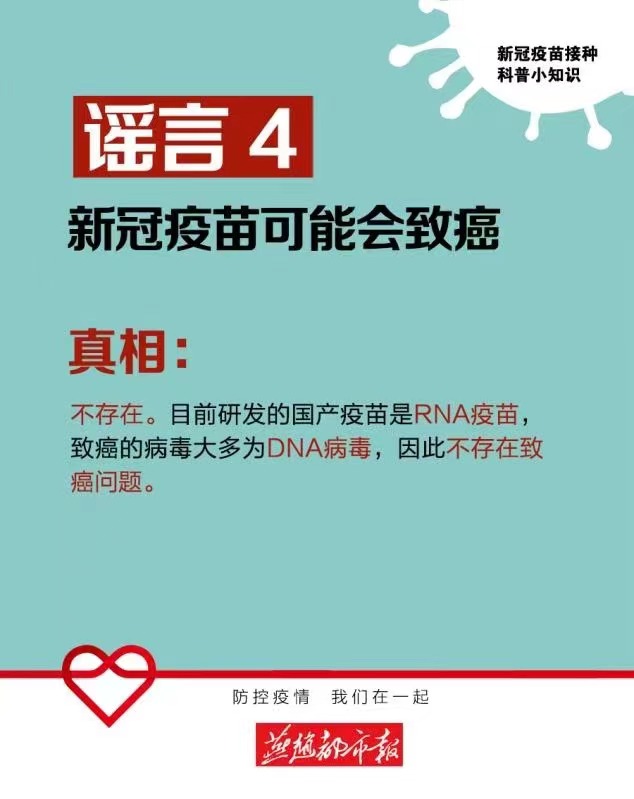 海报 | 有关新冠疫苗接种的谣言，你错信过吗？