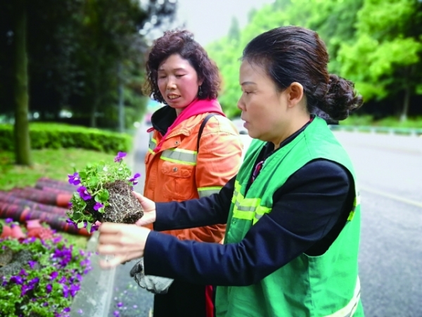 （大生态）黄维娜：扮靓城市的“护花使者”