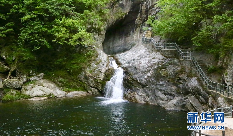 航拍龙潭河谷 幽深险秀 怪石嶙峋