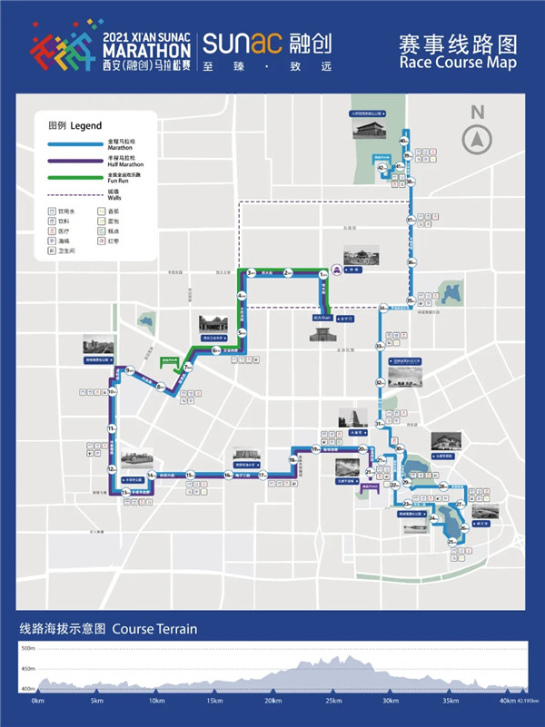 2021西马赛道全新亮相 串联经典城市地标感受“一日看尽长安花”_fororder_图片1_副本