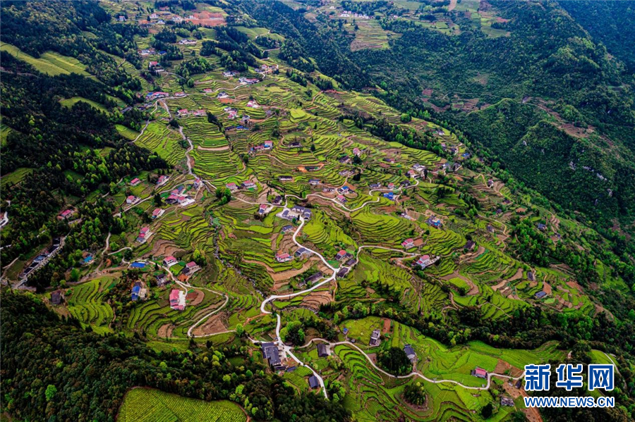 鄂西山区梯田景观独具特色