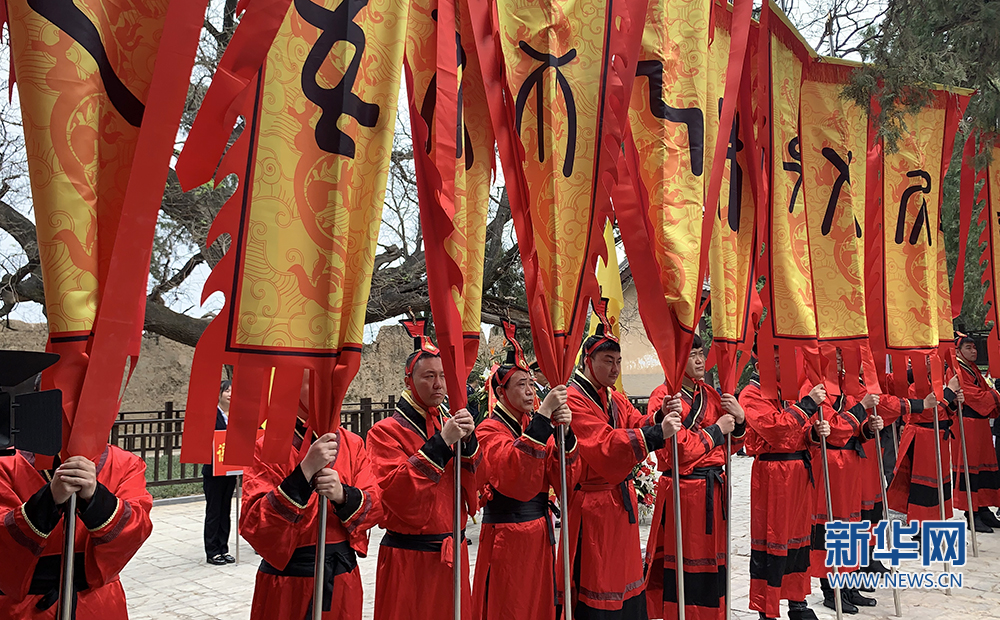 【中首  陕西  图】谷雨陕西白水举行祭祀典礼 礼敬字圣仓颉续文脉2021年04月20日 13:46:11 | 来源：新华网