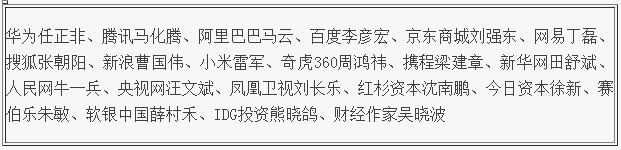 2015中国互联网+年度人物及影响力评级报告发布