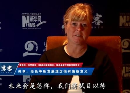 【理上网来·喜迎十九大】瑞典创新局局长：中国在科技领域取得的成就令人叹服