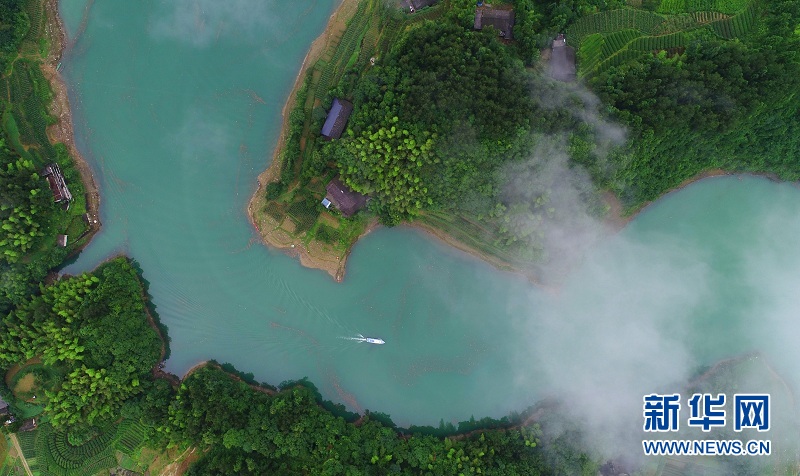 车坝河水库 碧水微澜 烟波浩渺