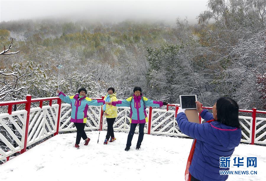 秋雪落北京