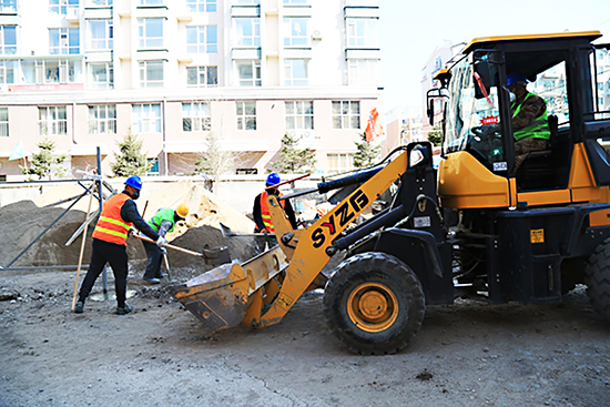 04【OK】延吉市老旧小区改造开始 工行小区第一个复工