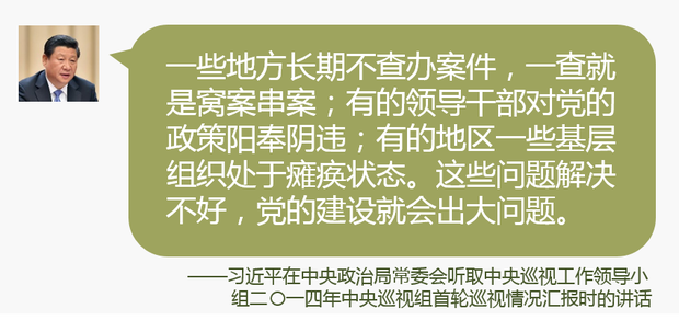 首次公开的习近平从严治党语录⑥:出事把挑子撂给纪委不行