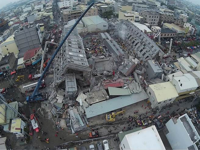 台地震重建费用约50至60亿 将先拨5亿给台南应急