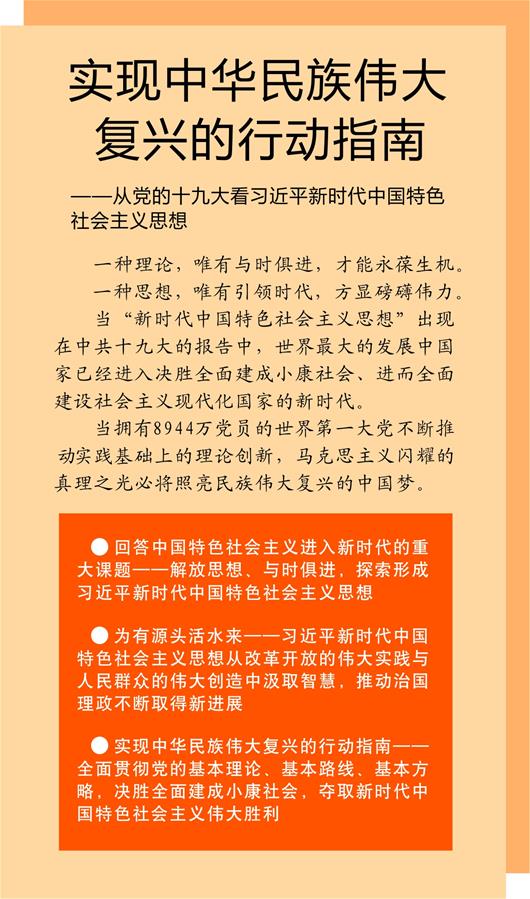 实现中华民族伟大复兴的行动指南——从党的十九大看习近平新时代中国特色社会主义思想