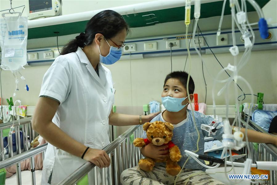 Activities held at Beijing Children's Hospital to mark upcoming Children's Day