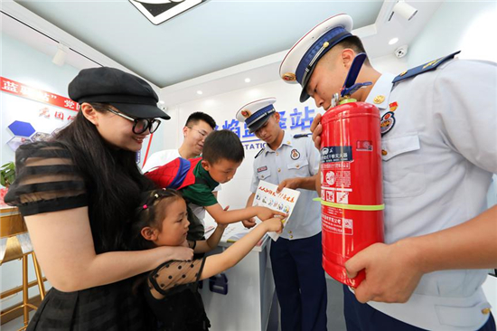 江苏省淮安市消防系统建设 “火焰蓝驿站” 打通便民服务“最后一公里”_fororder_9