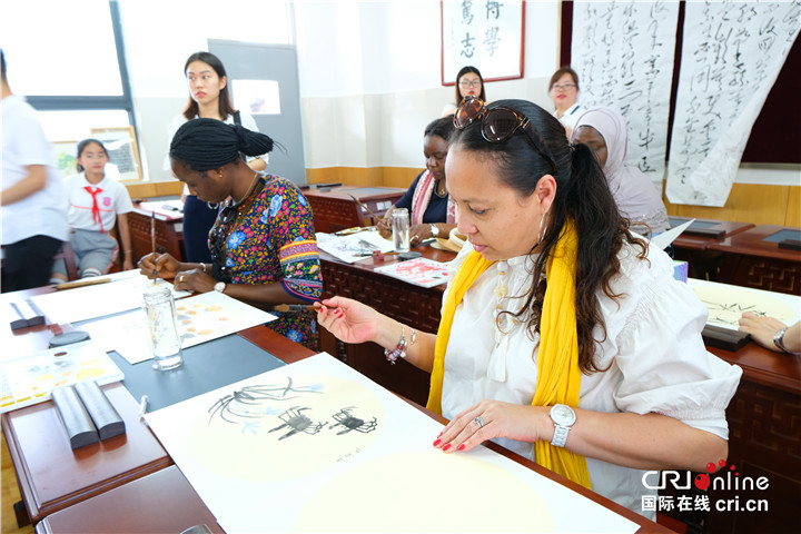 【Hi 西安】走进沣西实验学校 驻华大使夫人徜徉在“童年海洋”_fororder_图片44