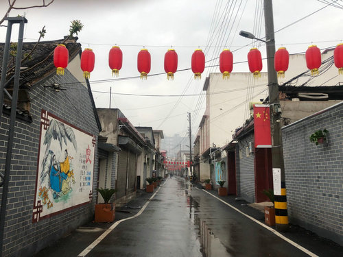 OK【河南供稿】平顶山市郏县龙山街道：文明建设劲吹“红色风”