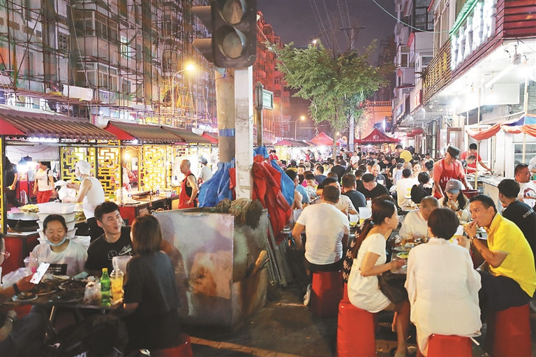 北七夜市：期待骑行地图串起老道外美食江景