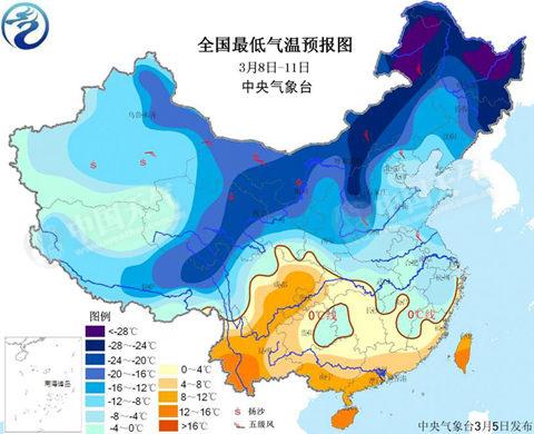 中东部下周局地降温超10℃ 南方或迎倒春寒