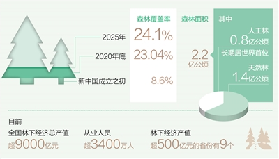 森林覆盖率将提高到24.1%—— 生态安全屏障更加牢固