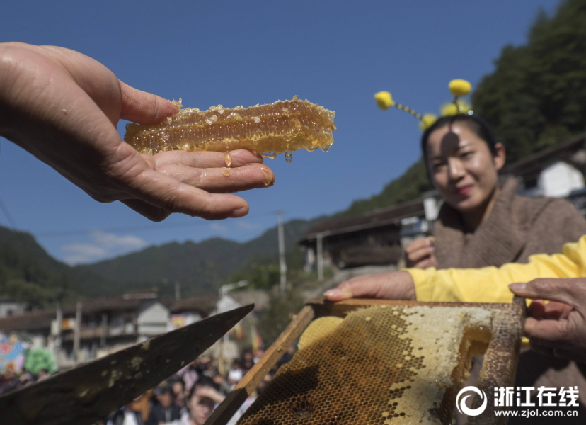 浙江：景宁割蜜节 甜蜜庆丰年