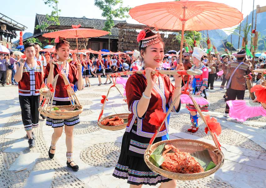 广西融水：打造“三大名片” 留住乡愁振兴乡村