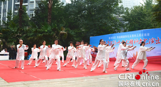 已过审【社会民生】老有所乐 金山街道奥园社区举办老年文艺演出