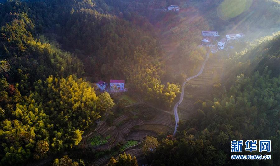 云蒸霞蔚小山村