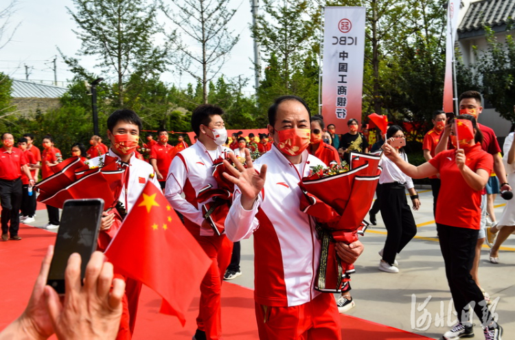 东京奥运会河北射击健儿凯旋