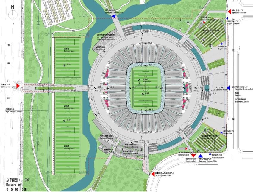 2023年亚洲杯苏州赛区足球场设计方案来了