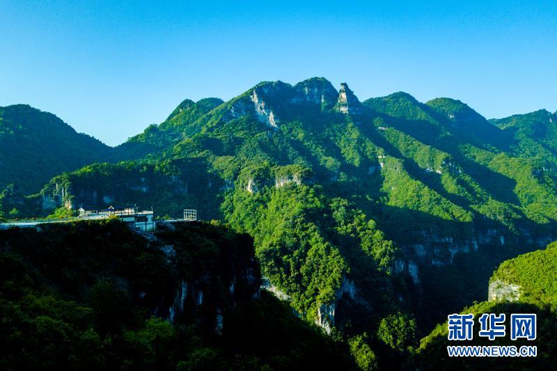 好景逢初夏 航拍湖北九路寨