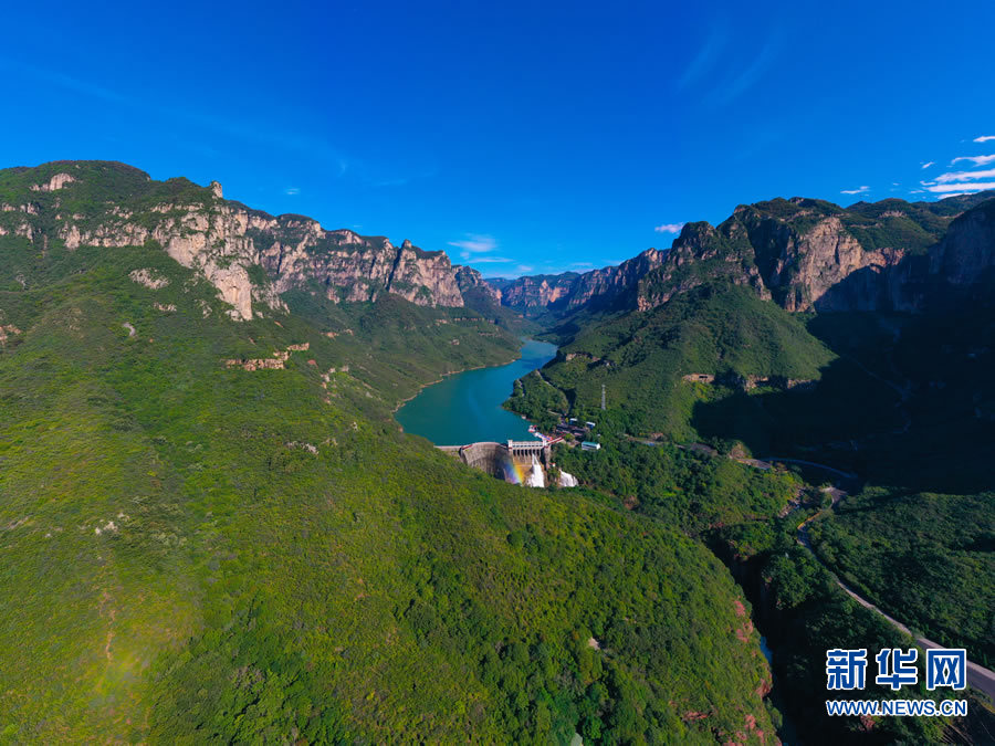 河南云台山景区迎来最佳观瀑期