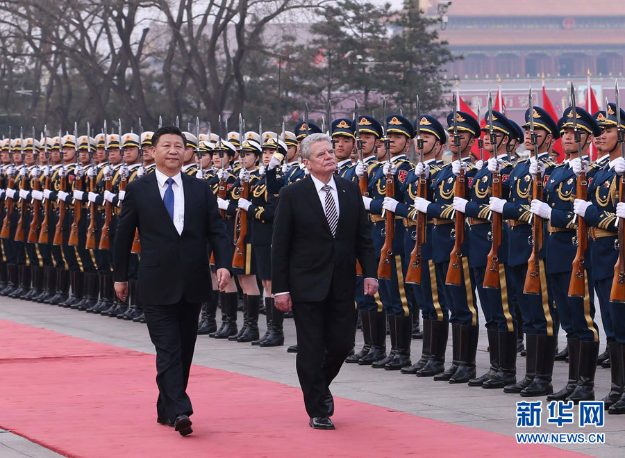 习近平同德国总统高克举行会谈