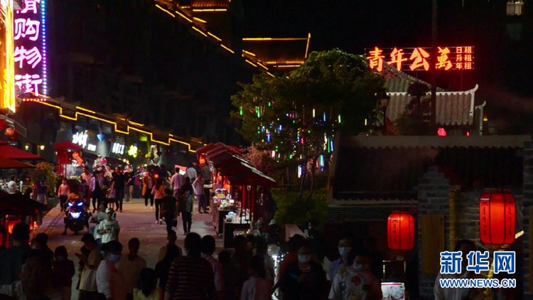 红水河畔旅游“夜经济”复苏