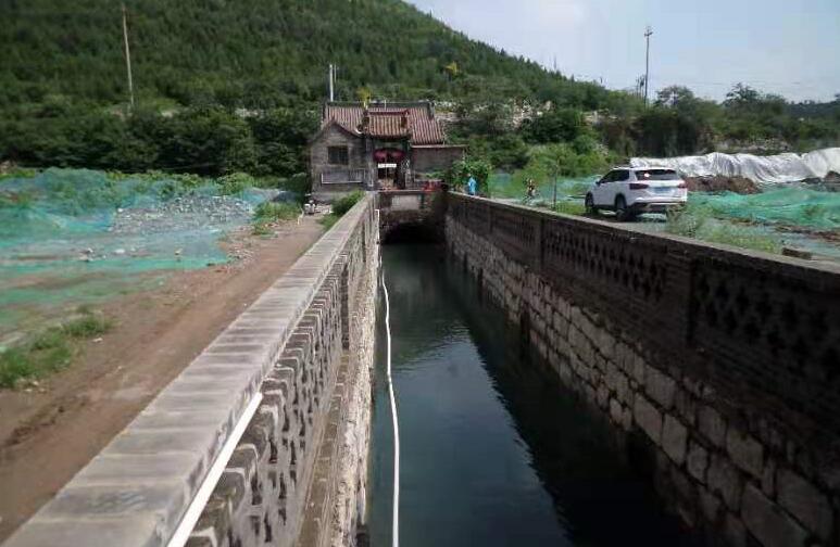 河北邯郸峰峰矿区晋祠泉再现喷涌