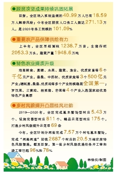 广西高标准高质量推进乡村振兴初显成效