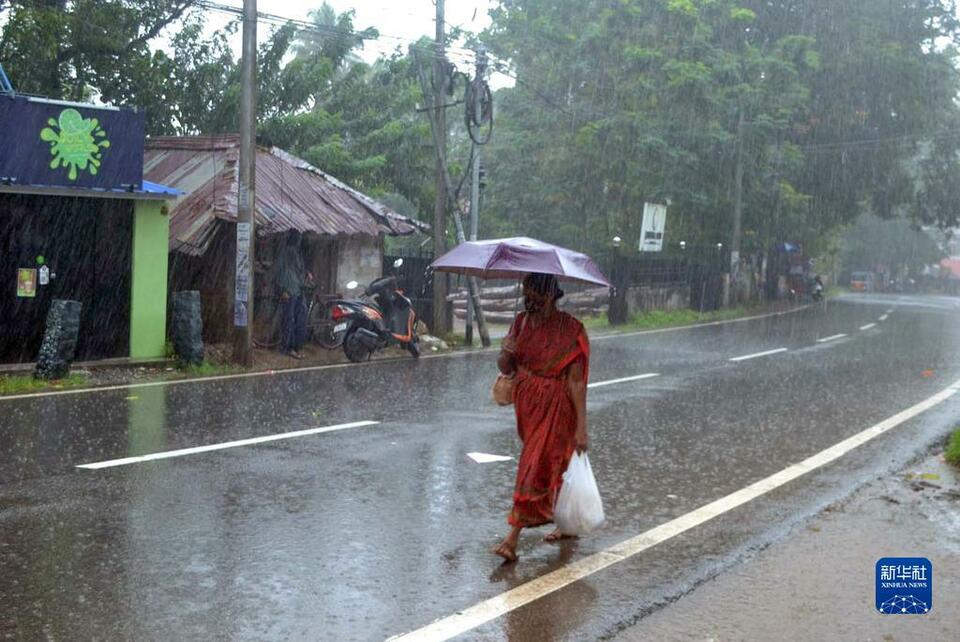 印度南部喀拉拉邦遭暴雨袭击