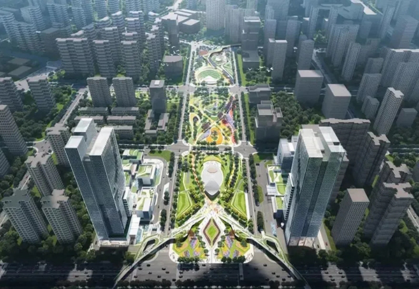 【商讯】绿地上海康桥公馆：擎画城市封面 致敬向上力量_fororder_上海康桥公馆俯视图-供图-绿地宜宾公司.webp