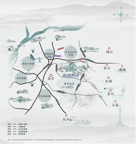 （供稿 房产页面 楼盘速递列表 三吴大地南京 移动版）汤山温泉康养小镇会客厅温雅开放 喜迎世界宾客