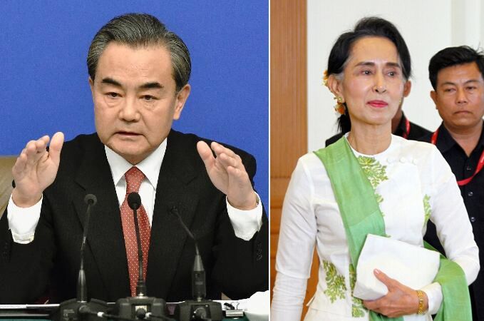 日媒：昂山素季政坛“首秀”会见中国外长王毅