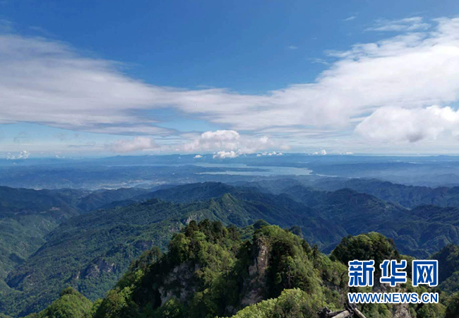 初夏武当 半壁丹崖半翠微