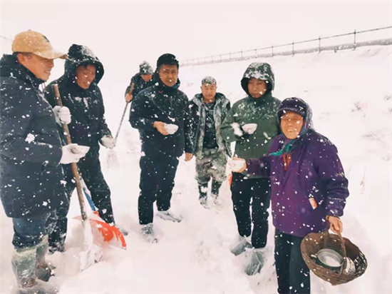 沈阳新民市各级各部门“以雪为令” 昼夜清雪保畅通_fororder_图片5