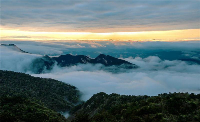 【湖北】【客户稿件】麻城龟峰山景区迎避暑游小高峰（组图）