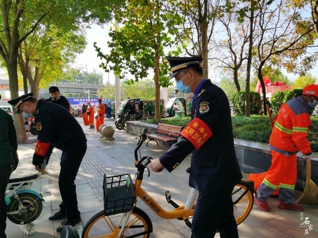 裕华区“美丽家园 从我做起”的城市管理志愿活动启动