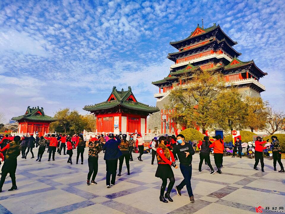 大雪节气来了 古城阳光灿烂