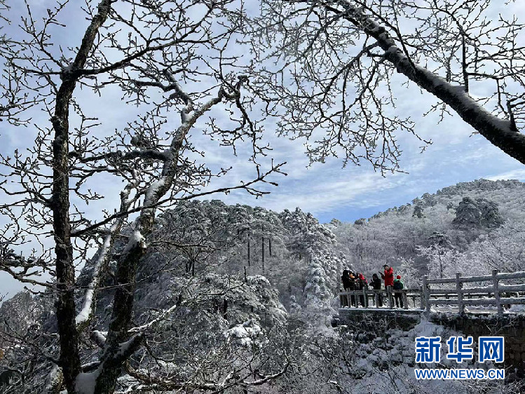 黄山初雪遇“小雪”