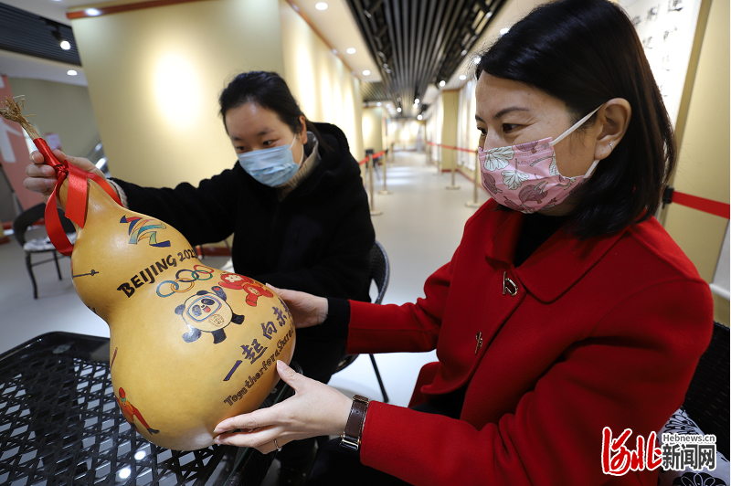 河北平乡：艺术作品展 喜迎冬奥会