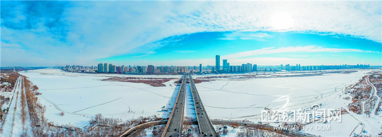 碧空云画 松江雪韵