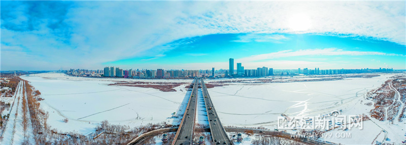 碧空云画 松江雪韵