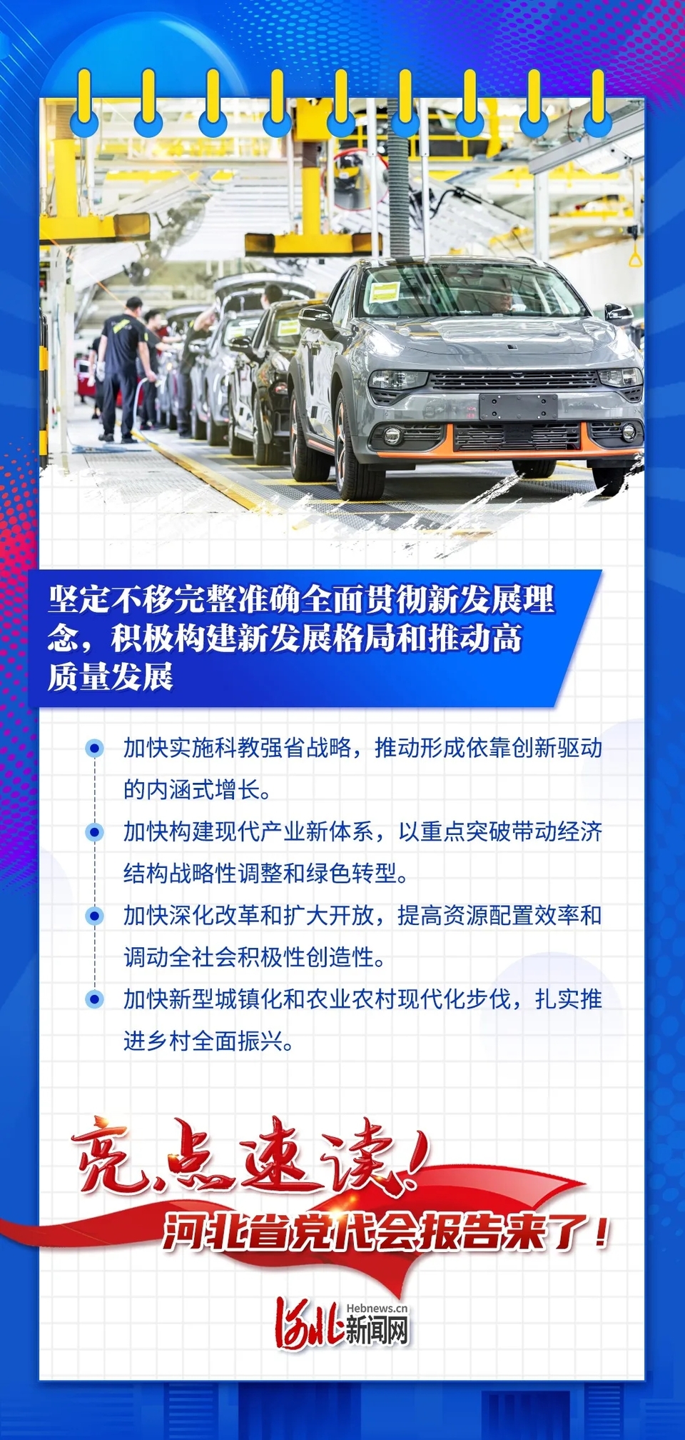 海报丨亮点速读！河北省第十次党代会报告来了！