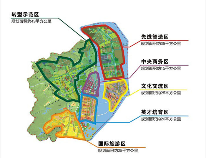 翠亨新区规划图