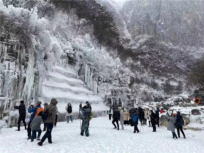 美若仙境 云台山景区迎来冬至后首场降雪_fororder_微信图片_20211225120613